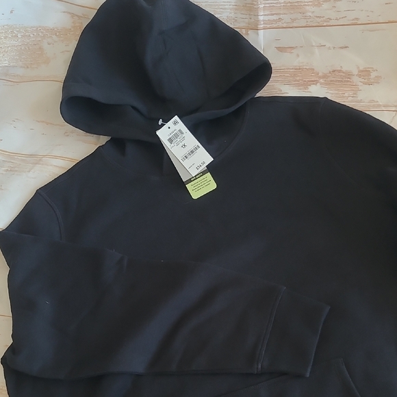 Ideology Tops - Ideology Hoodie Black 1x New‎